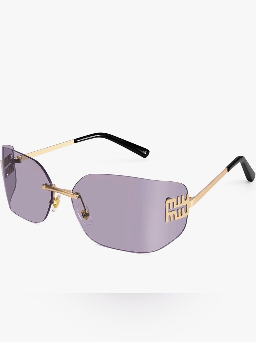 Purple Miu Miu Sunglasses